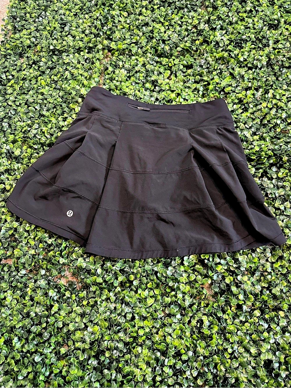 Lululemon Pace Rival Skirt (Regular) ) Black A-Line